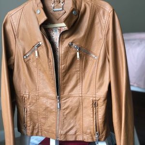 Faux Leather Jacket
